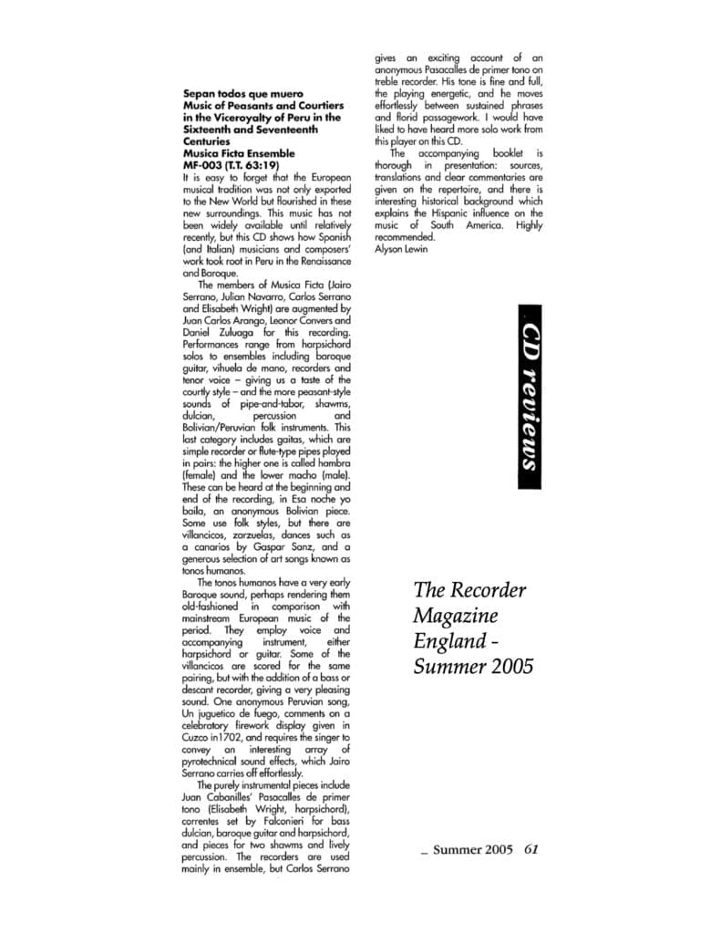 2005 06 Recorder Mag