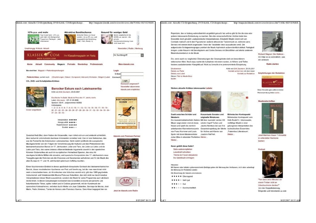 2007 Klassik Magazin