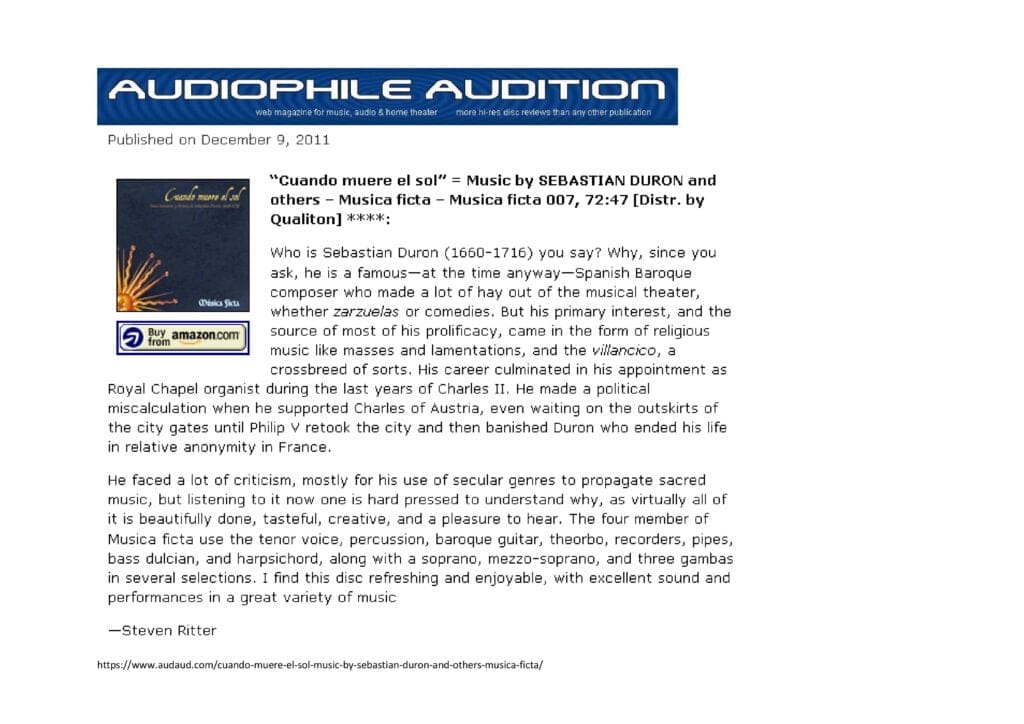 2011 12 Audiophile Audition