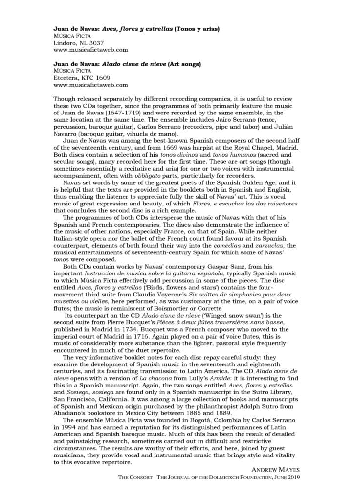 2019 06 Consort - Journal of the Dolmetsch Foundation